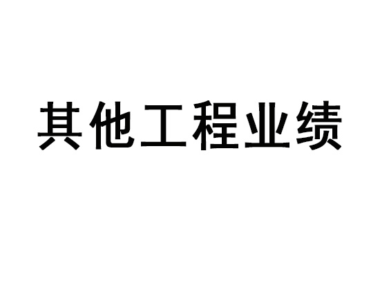 其他工程業(yè)績